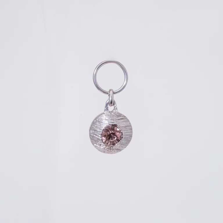 Circle Pink Silver