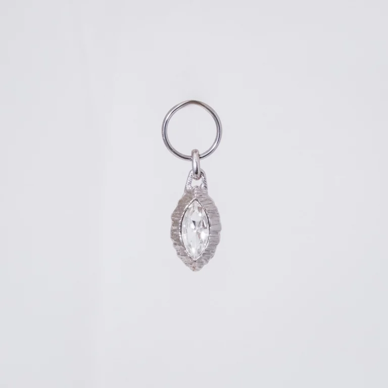 Navette Crystal Silver
